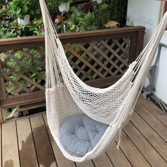 Hamaca colgante estilo nórdico – Para interior y exterior