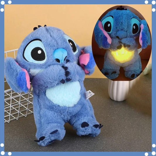 Muñeco Kawaii Stitch Bebé | Luz, Sonido Relajante y Bolsa de Aire