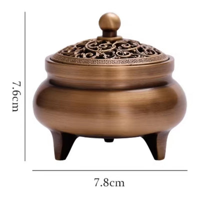 Brass Chinese Antique Incense Burner Household Room Aroma Diffuser Frame Aroma Diffuser Home Decoration